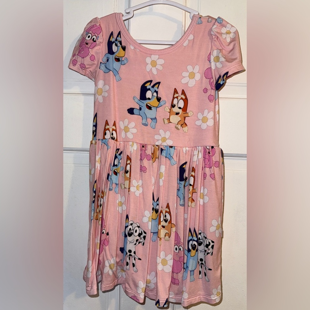 Little Sleepies Bluey Garden Games Skater Dress with Bodysuit 18-24 months